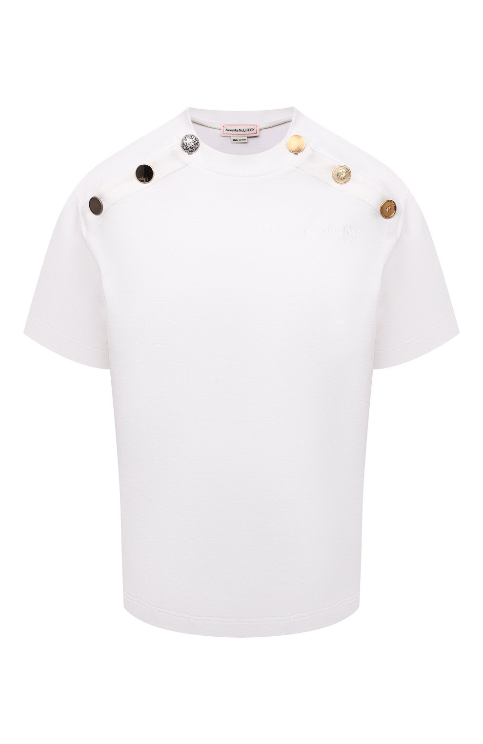 Хлопковая футболка ALEXANDER MCQUEEN, арт. 687134/QLAA6, фото 1