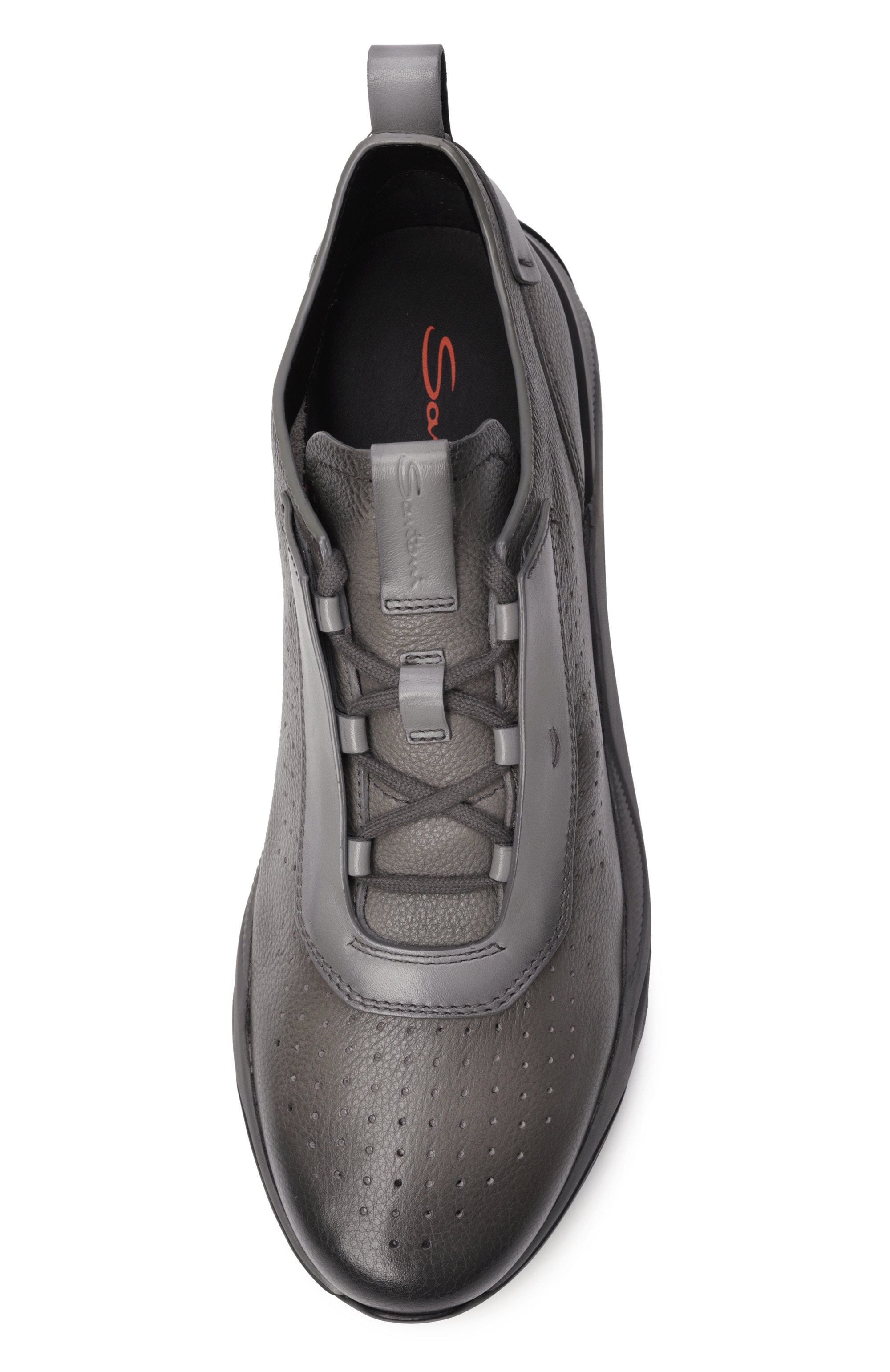 Кожаные кроссовки innova SANTONI, арт. MBIG21694ANENDYE, фото 6