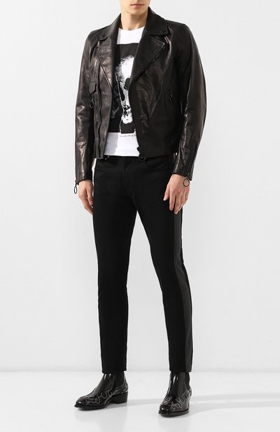 Кожаные челси ALEXANDER MCQUEEN, арт. 586179/WHKE3, фото 2