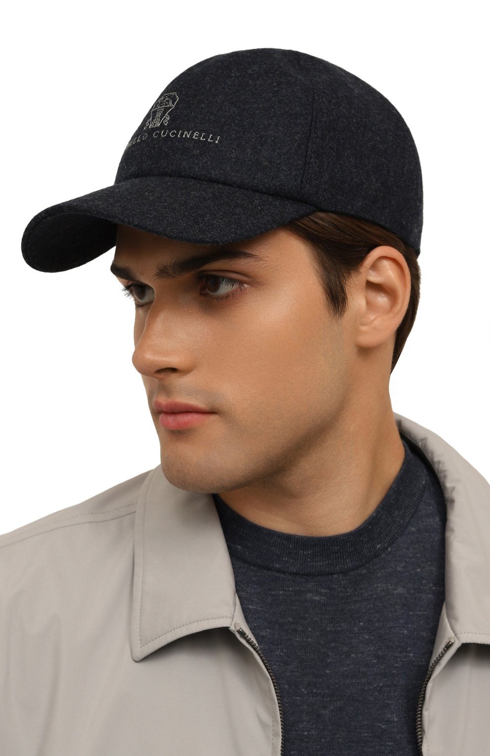 Шерстяная бейсболка BRUNELLO CUCINELLI, арт. M038P9850, фото 2