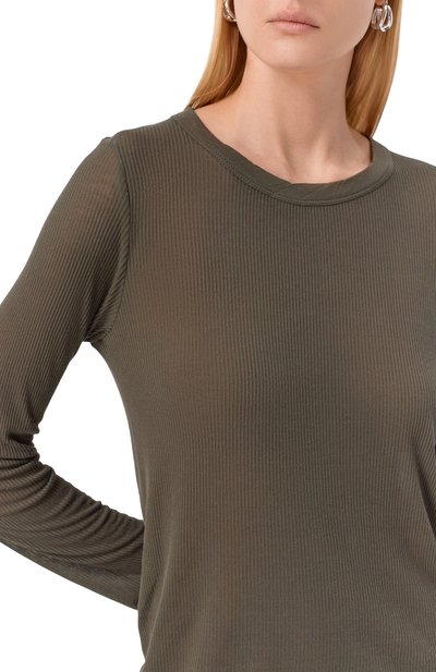 Лонгслив из вискозы и шелка RICK OWENS, арт. RP02E4209/RC, фото 5