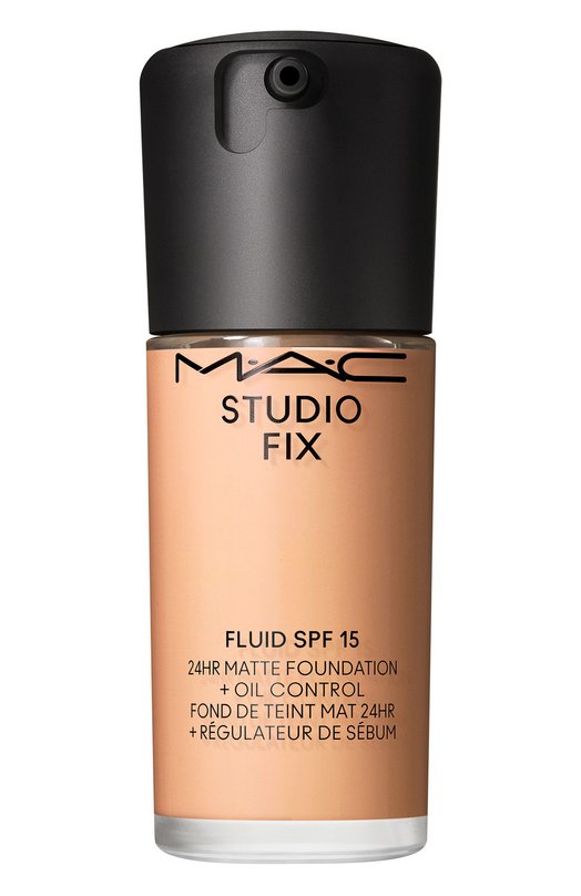 фото Тональная основа studio fix ​fluid spf 15 24hr matte foundation + oil control, nw20 (30ml) mac