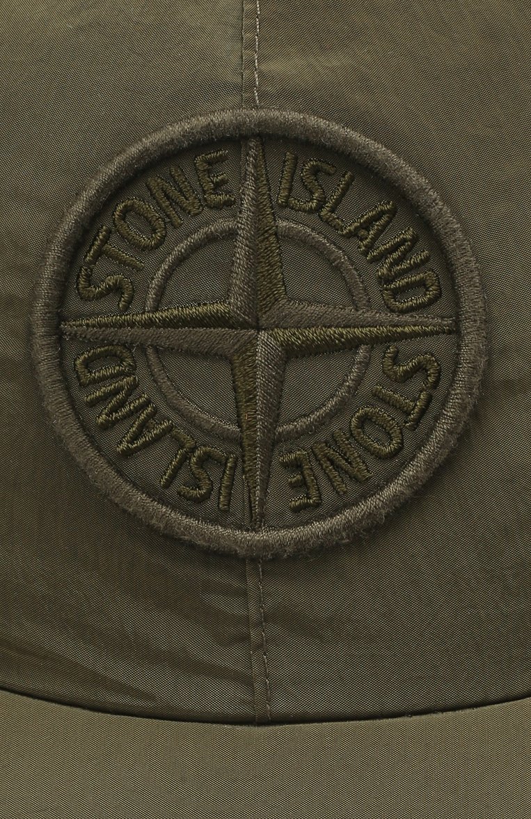Мужская бейсболка STONE ISLAND хаки цвета, арт. 741599576 | Фото 3 (Материал: Синтетический материал, Текстиль; Нос: Не проставлено)