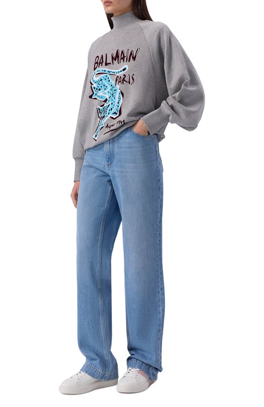 Кожаные кеды B-Court Balmain FN0VI690/LVBP Белый  FN0VI690/LVBP Фото 3