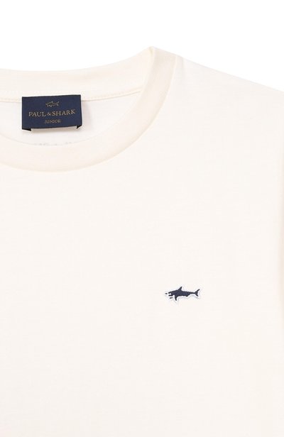 Хлопковая футболка PAUL & SHARK JUNIOR, арт. WMM004/LAA01_001, фото 3