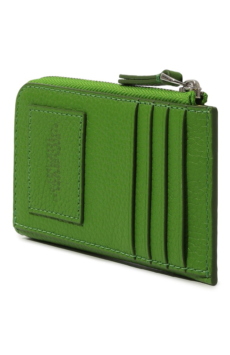 Женский кожаный футляр для кредитных карт MARC JACOBS (THE) зеленого цвета, арт. 2S4SMP010S02 | Фото 2 (Нос: Не проставлено; Материал: Натуральная кожа)