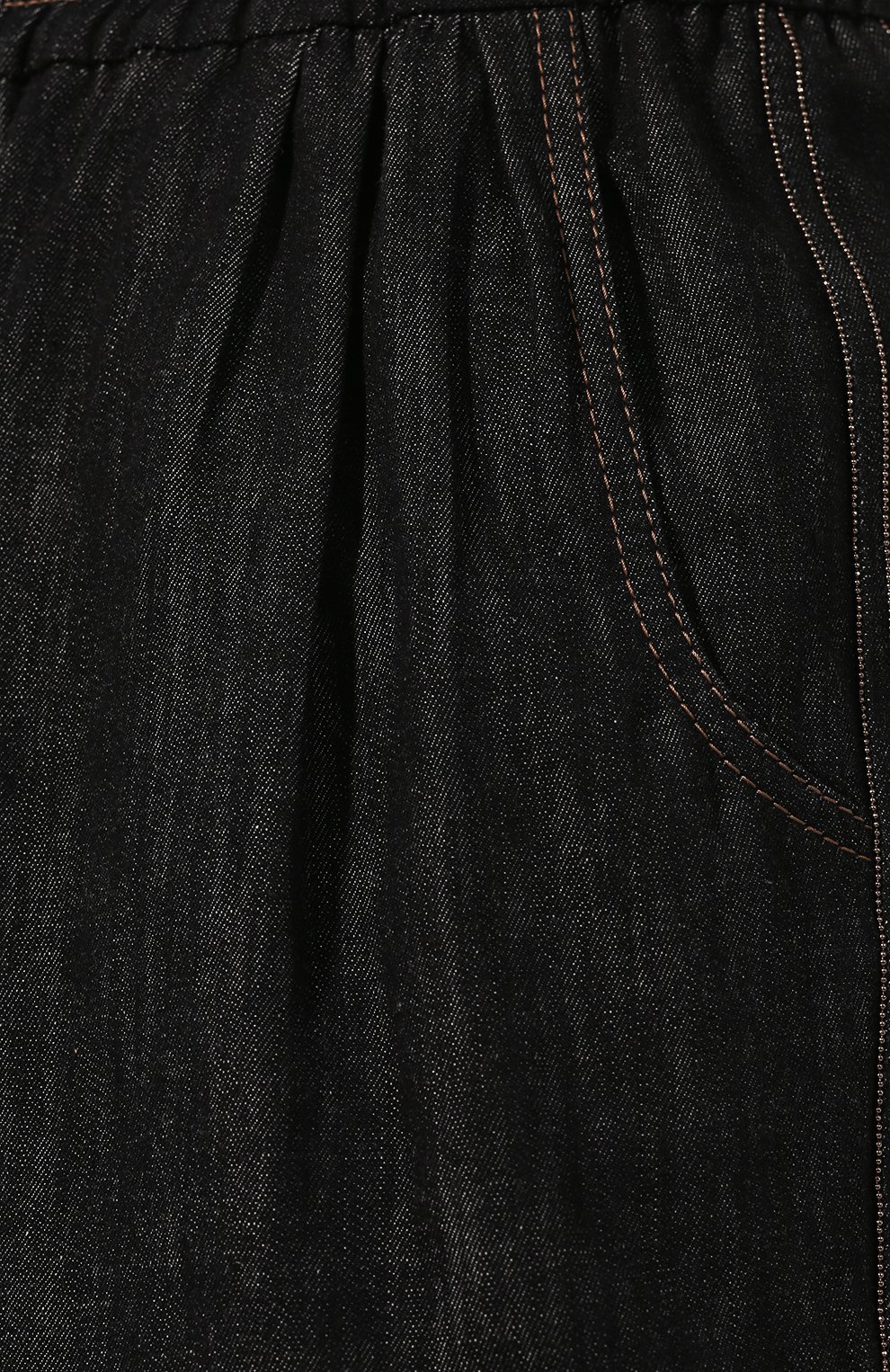 Хлопковые шорты BRUNELLO CUCINELLI темно-синего цвета по цене 99500 руб., арт. M0F28P5453, фото 5 Хлопковые шорты BRUNELLO CUCINELLI, арт. M0F28P5453, фото 5