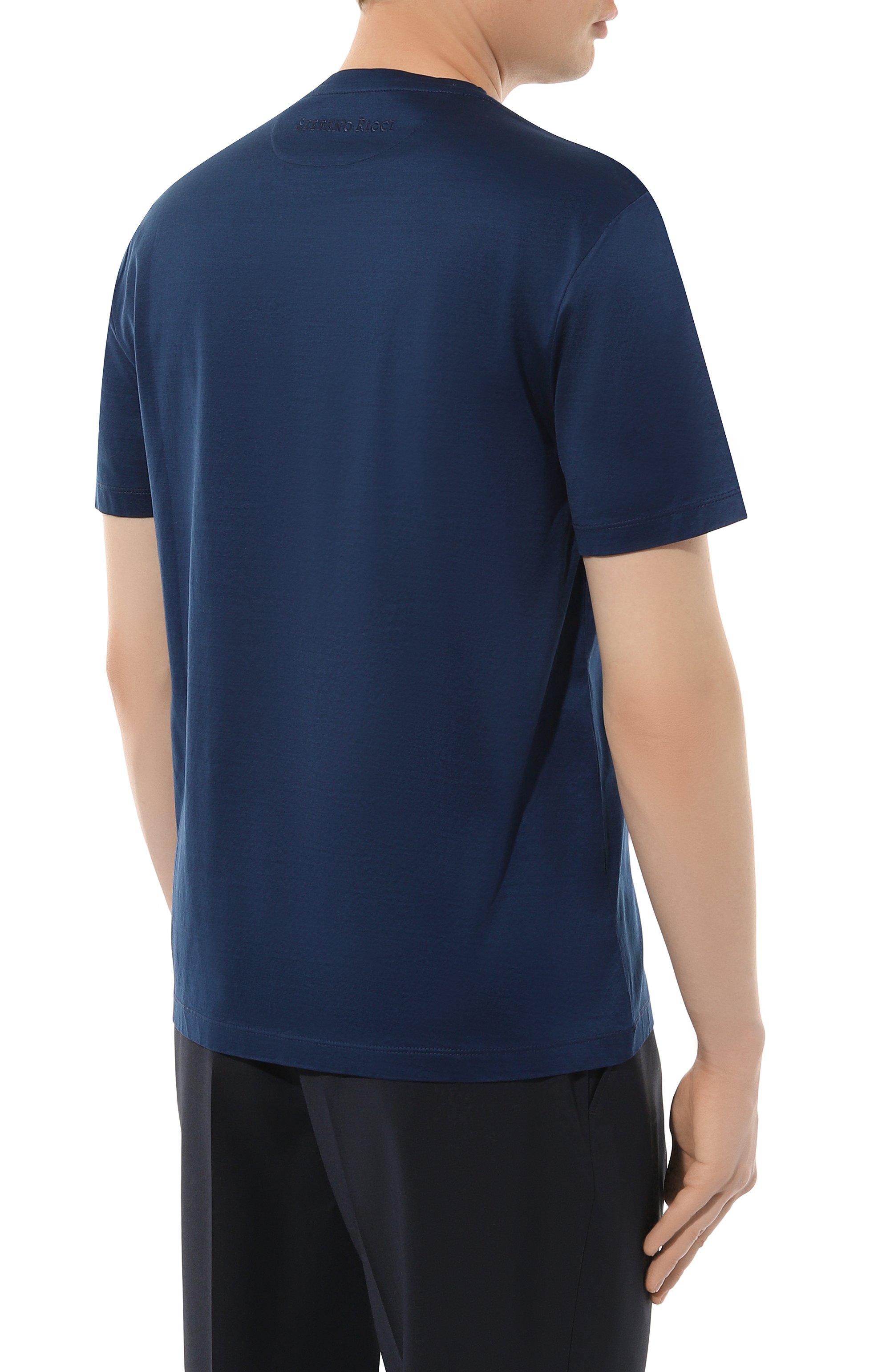 Хлопковая футболка STEFANO RICCI, арт. MNH4102990/TE0001, фото 4