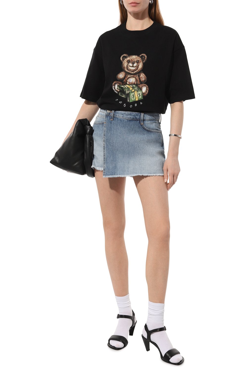 Хлопковая футболка DOMREBEL, арт. TEDDY CASH/T-SHIRT, фото 2