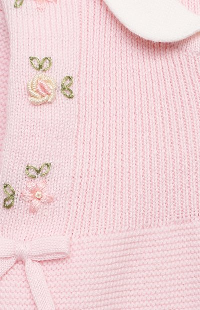 Шерстяной комбинезон BABY T розового цвета по цене 14400 руб., арт. 21AI111TZ/18M-3A, фото 3 Шерстяной комбинезон BABY T, арт. 21AI111TZ/18M-3A, фото 3