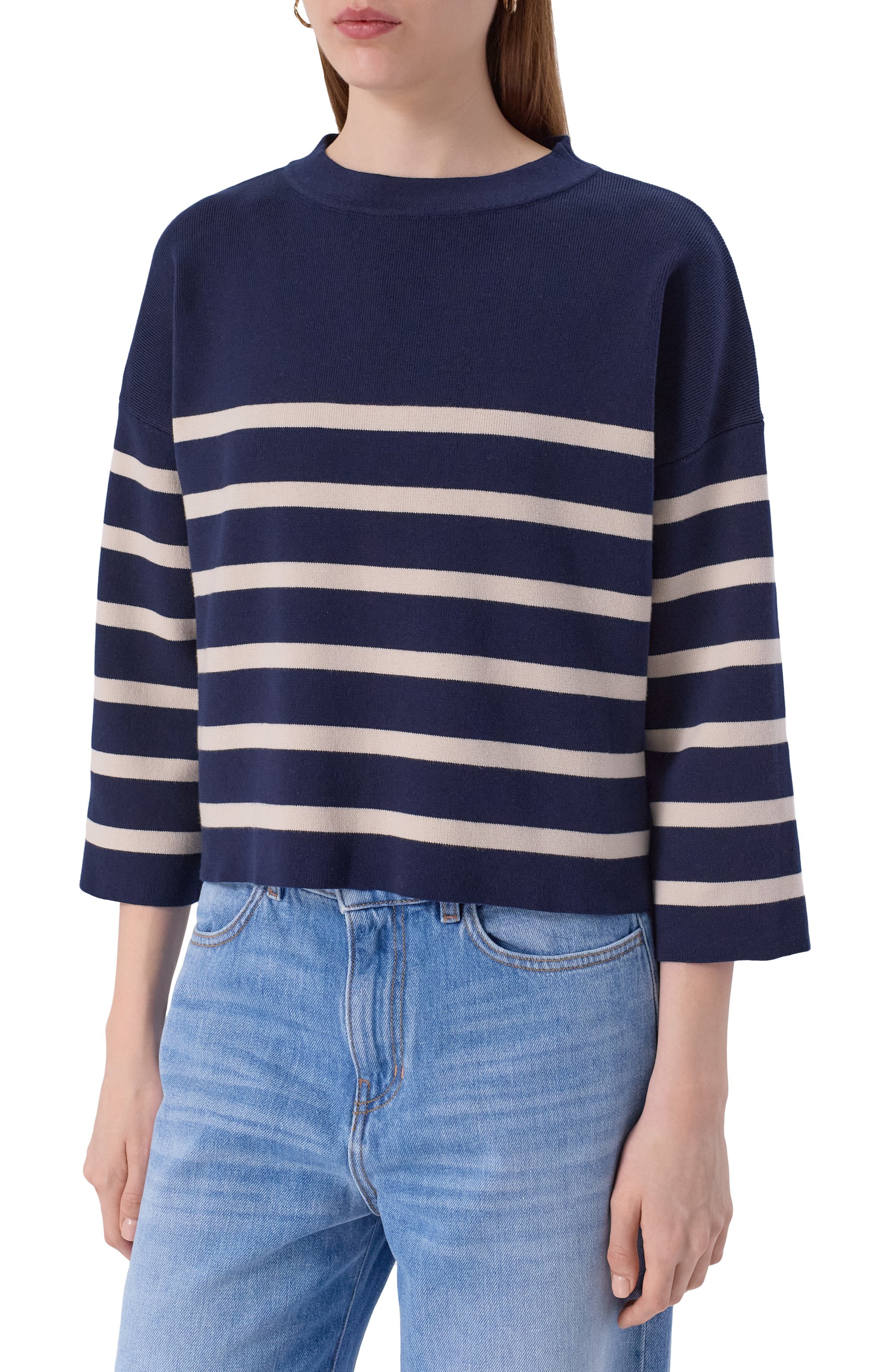 Хлопковый пуловер WEEKEND MAX MARA, арт. PINIDE, фото 3