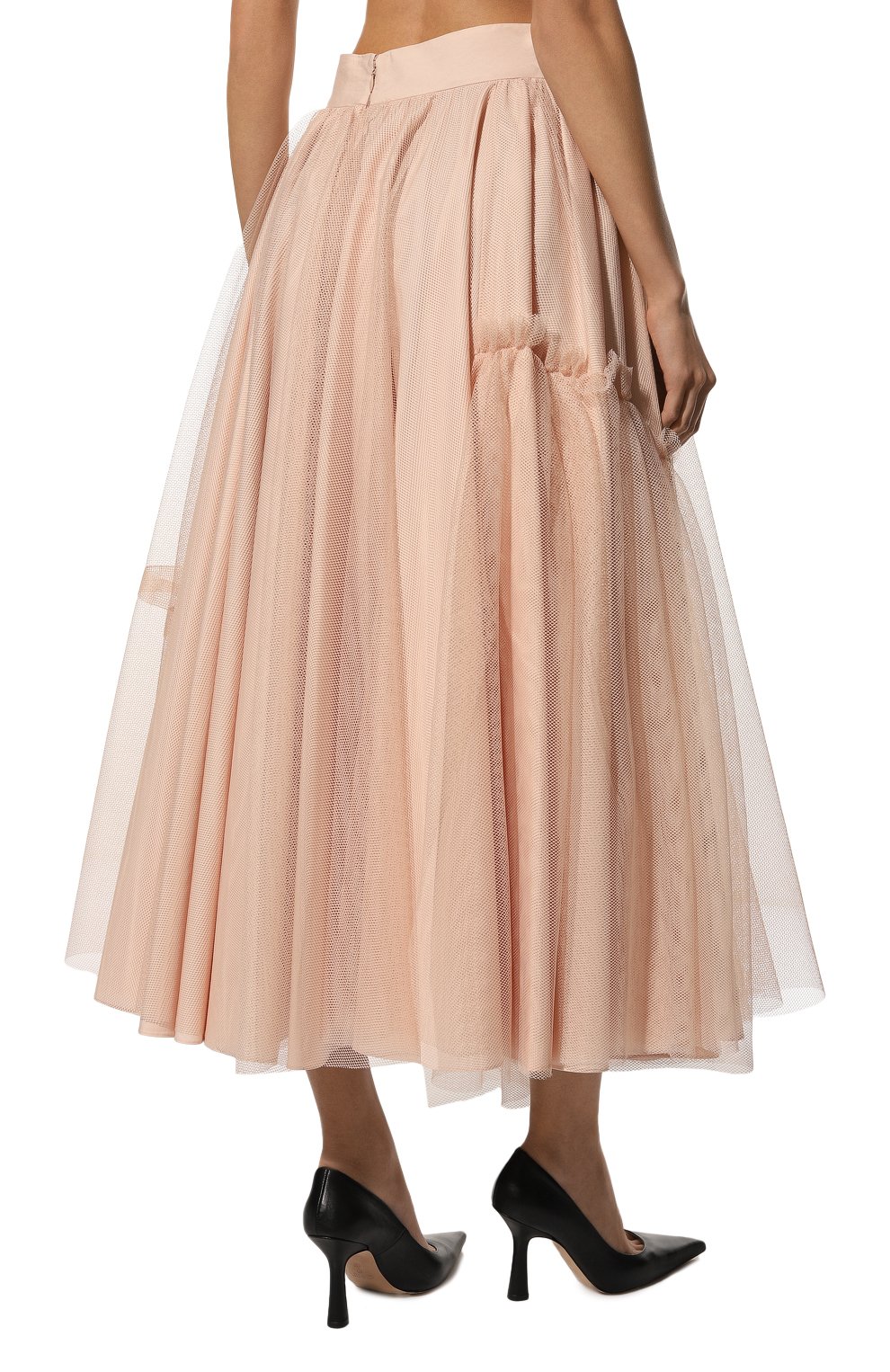 Юбка ALEXANDER MCQUEEN розового цвета по цене 155500 руб., арт. 659364/QEACR, фото 4 Юбка ALEXANDER MCQUEEN, арт. 659364/QEACR, фото 4