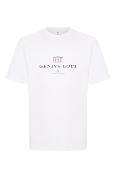 Мужская хлопковая футболка BRUNELLO CUCINELLI, арт. M0B138520W