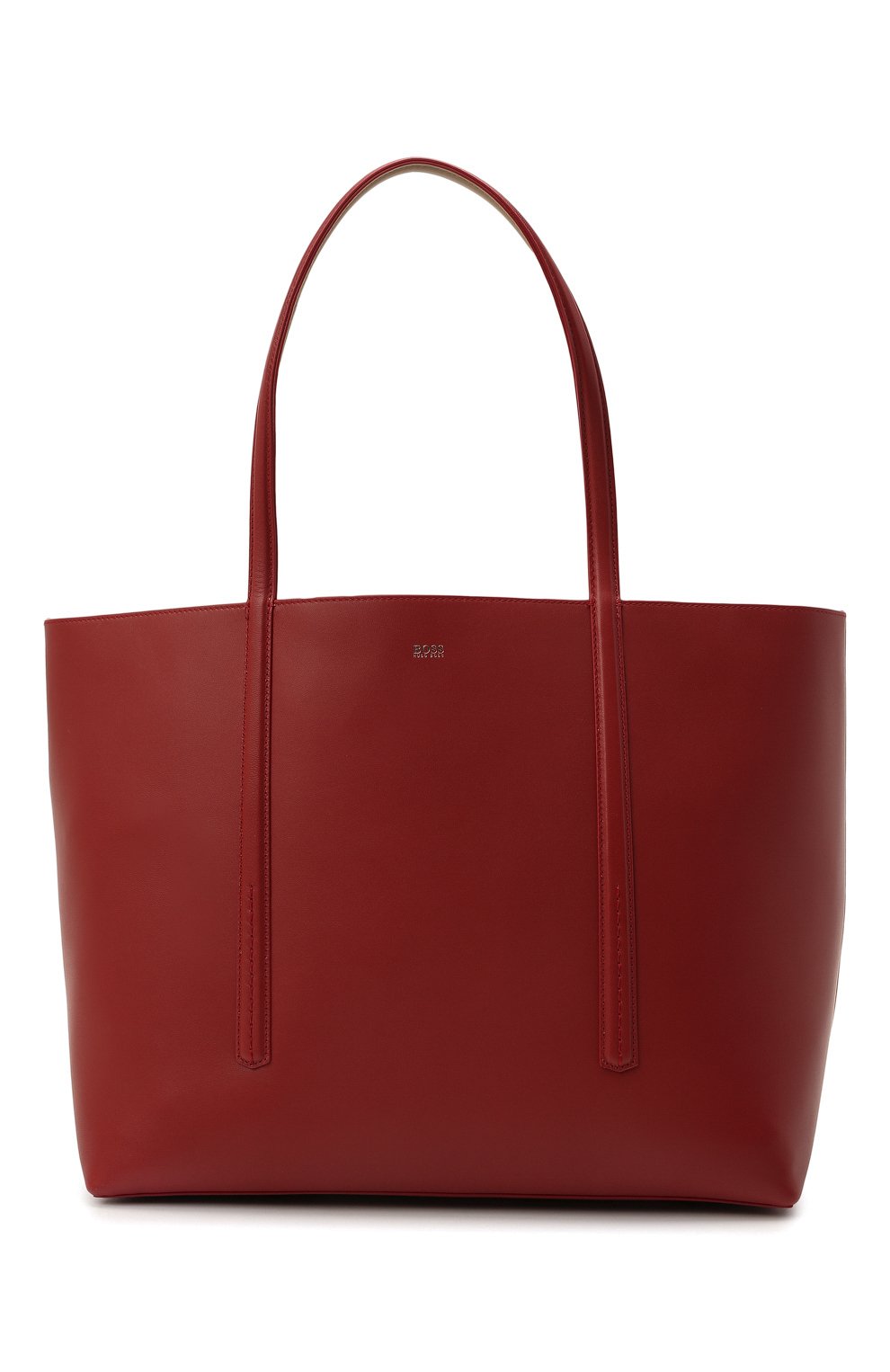 Сумка-шопер BOSS красного цвета по цене 44500 руб., арт. 50449120, фото 1 Сумка-шопер BOSS, арт. 50449120, фото 1