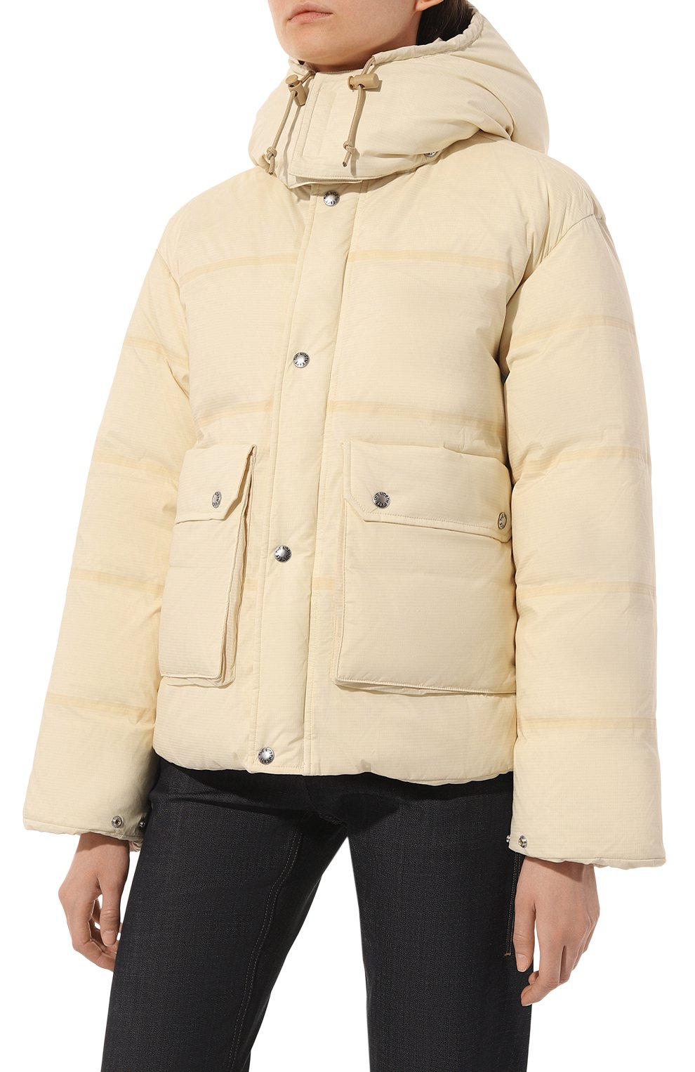 Пуховик the north face x gucci GUCCI кремового цвета по цене 302400 руб., арт. 663735 XAAC9, фото 3 Пуховик the north face x gucci GUCCI, арт. 663735 XAAC9, фото 3
