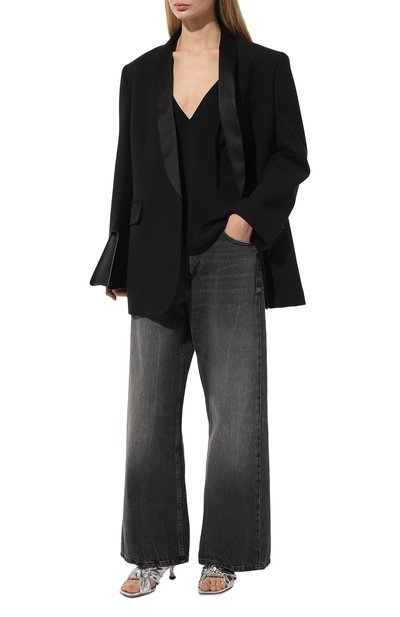 Джинсы HUGO серого цвета по цене 17400 руб., арт. 50502133, фото 2 Джинсы HUGO, арт. 50502133, фото 2