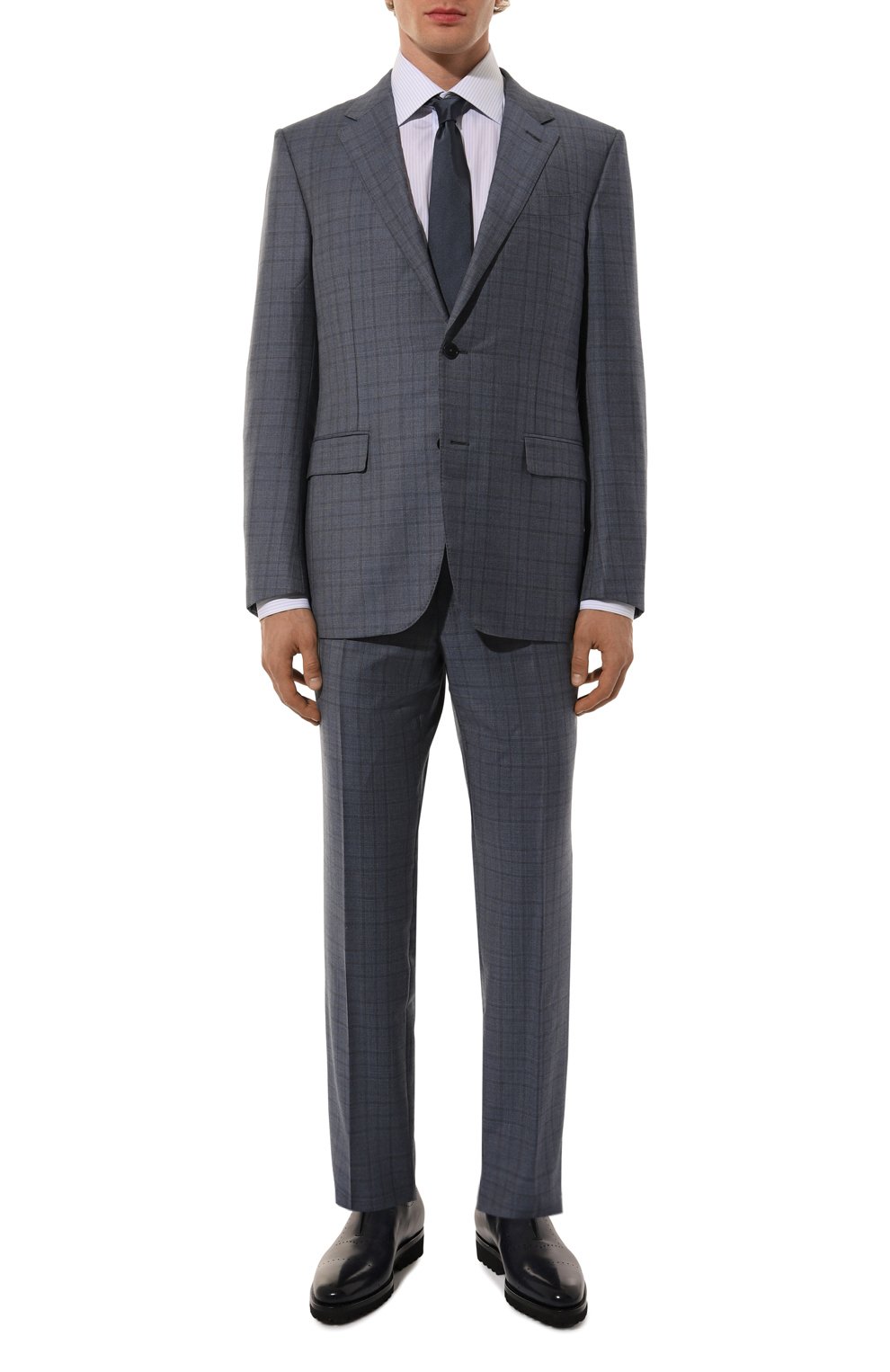 Кожаные оксфорды KITON, арт. USSA094N0010012, фото 2