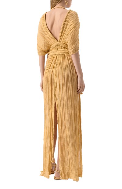 Хлопковое платье KASIA KULENTY, арт. AURA DUSTER G0WN, фото 4