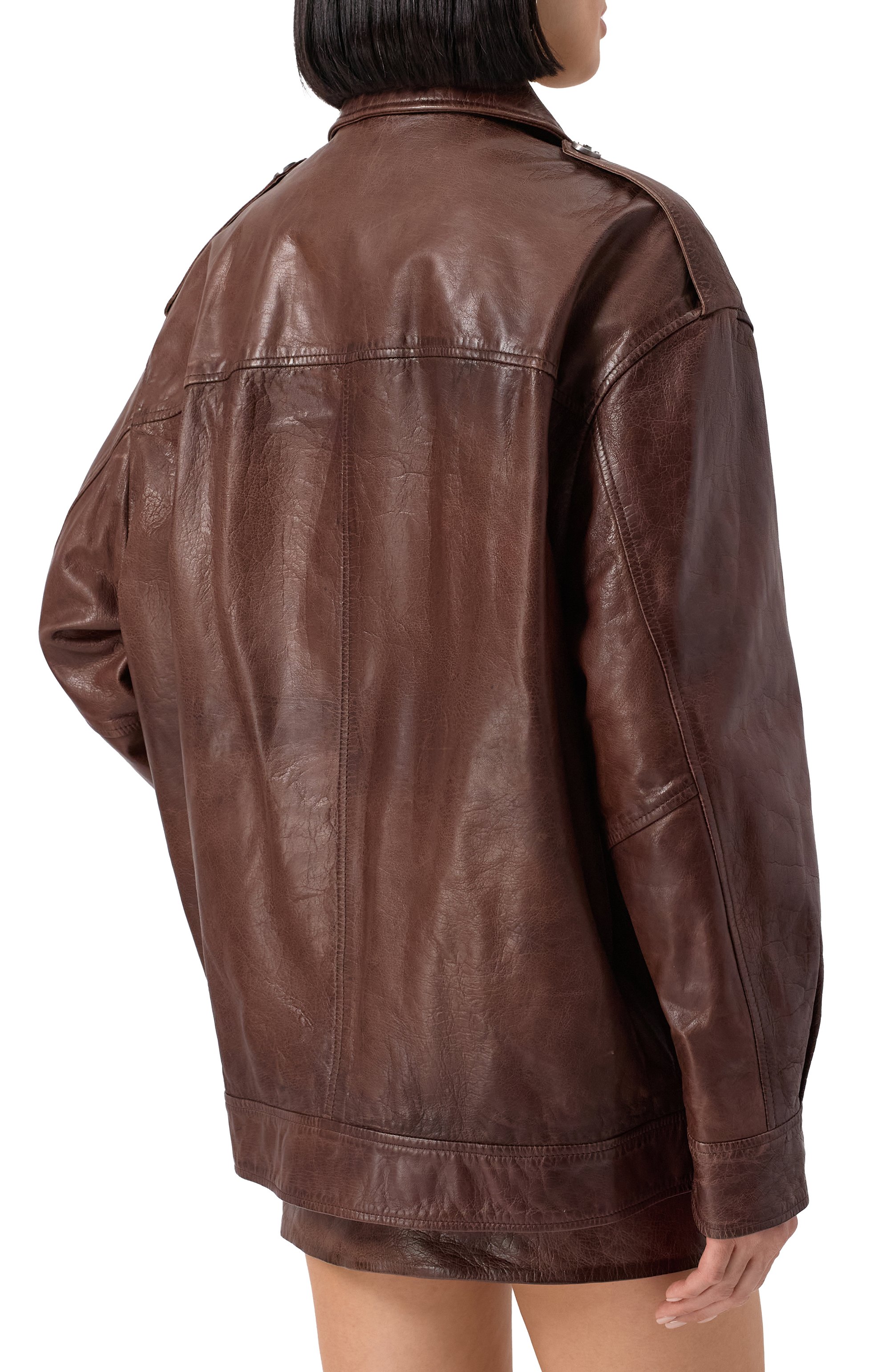 Кожаная куртка PINKO, арт. 105012/A2I1, фото 4