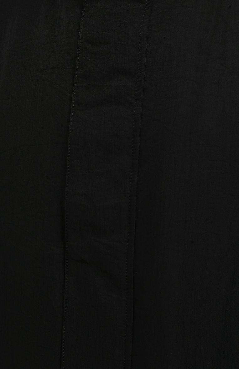 Мужская парка KNT черного цвета, арт. UGKN011X0235A | Фото 5 (Кросс-КТ: парка, Куртка; Рукава: Длинные; Длина (верхняя одежда): До колена; Материал внешний: Синтетический материал; Материал сплава: Проставлено; Стили: Спорт-шик; Материал подклада: Синтетический материал; Драгоценные камни: Проставлено)