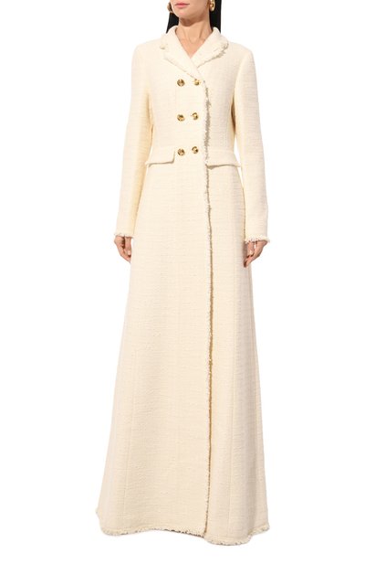 Пальто из хлопка и шерсти GIAMBATTISTA VALLI, арт. 24FWPVCA849B-08UBE, фото 3