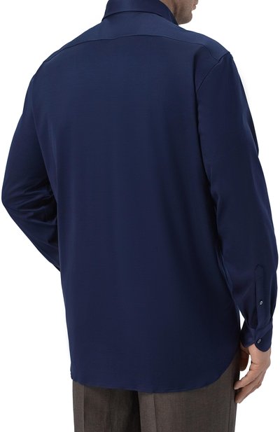 Хлопковая рубашка ZILLI, арт. ZSSH20M0100V00000_002, фото 4