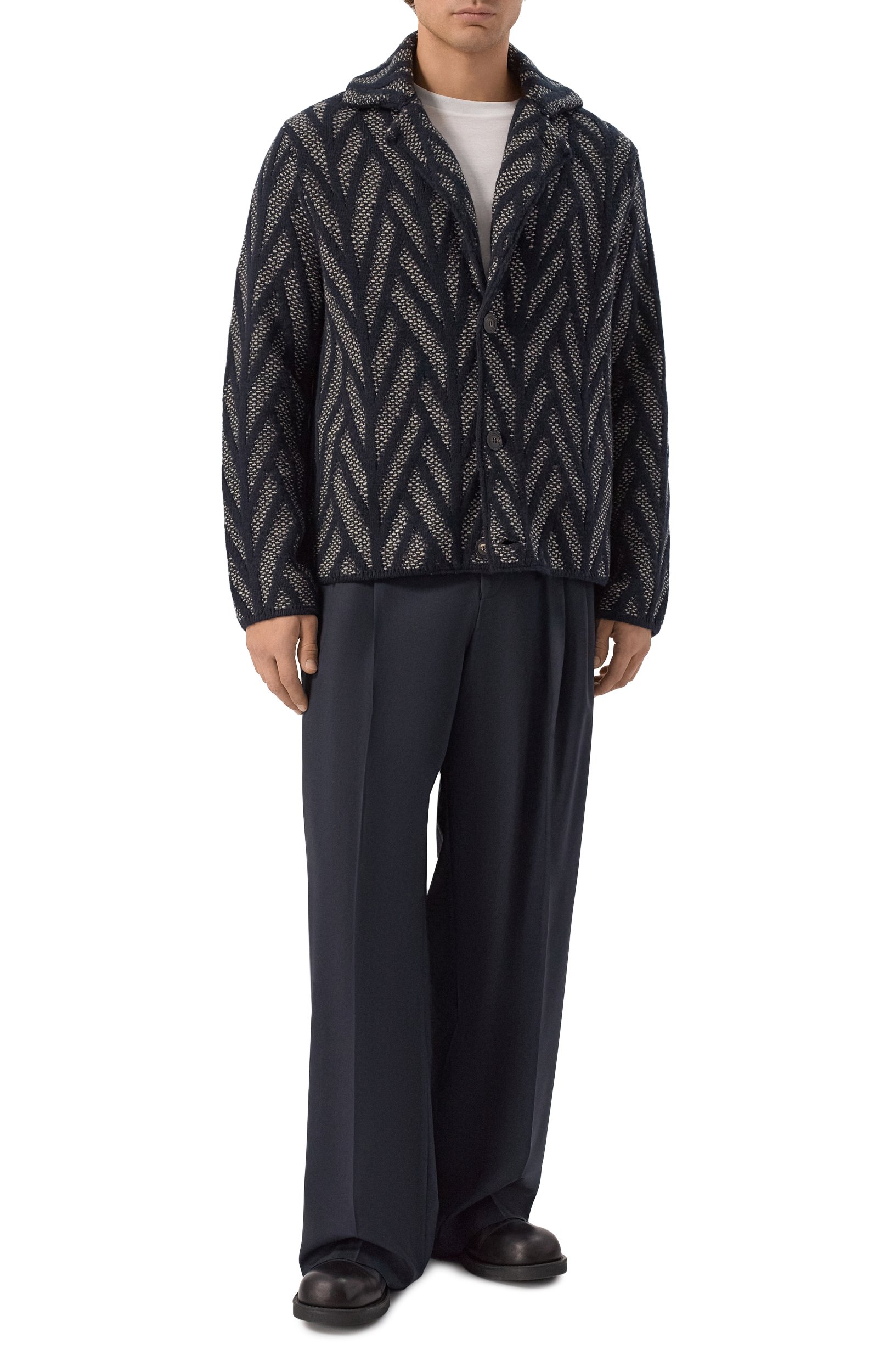 Шерстяные брюки EMPORIO ARMANI, арт. EM007123/TE19332, фото 2