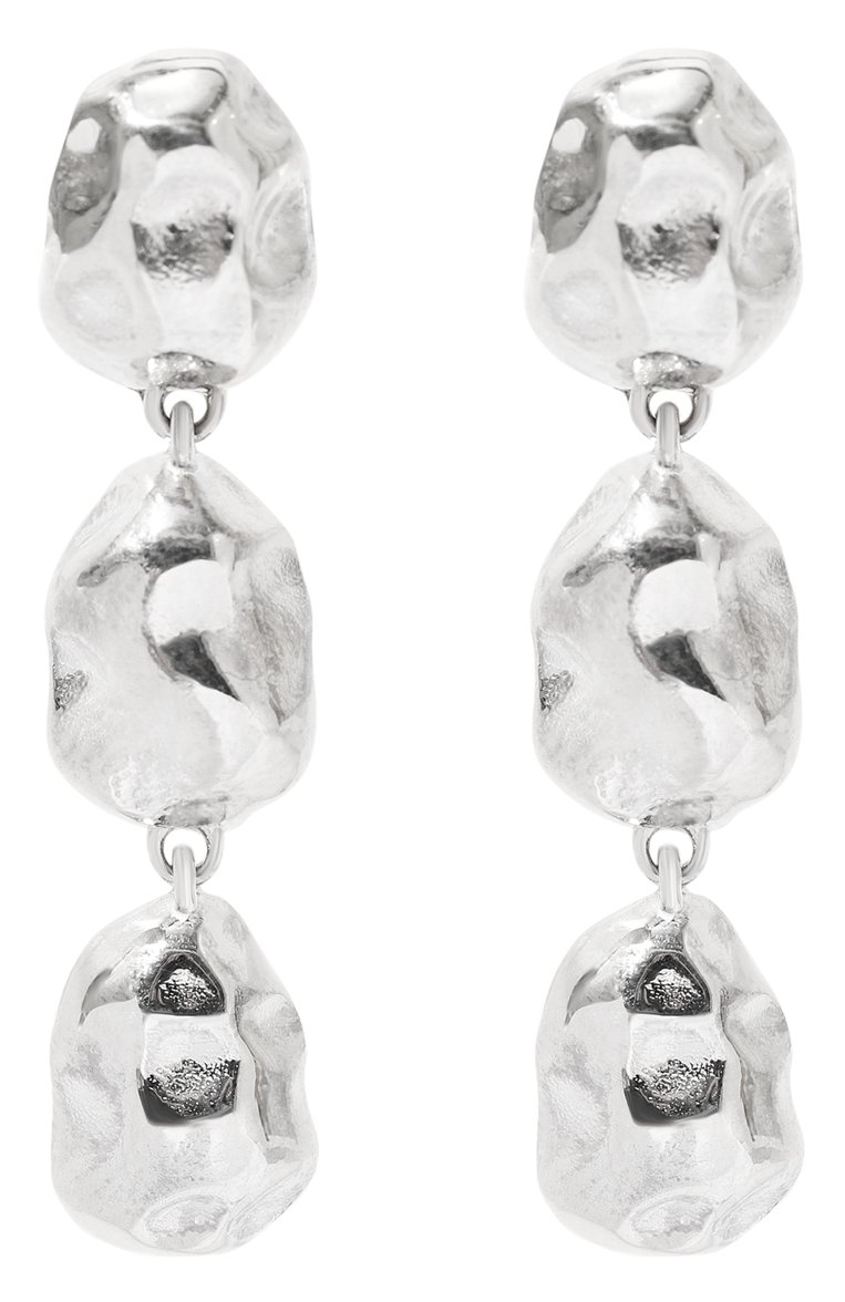 Женские серьги eva COPINE JEWELRY серебряного цвета, арт. EVAS | Фото 1 (Материал: Серебро; Нос: Не проставлено; Региональные ограничения белый список (Axapta Mercury): Не проставлено)