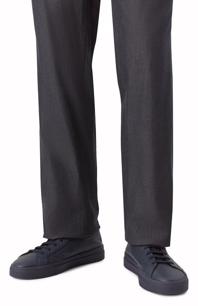 Кожаные кеды gloria SANTONI, арт. MBGG220630CNTMIA, фото 3