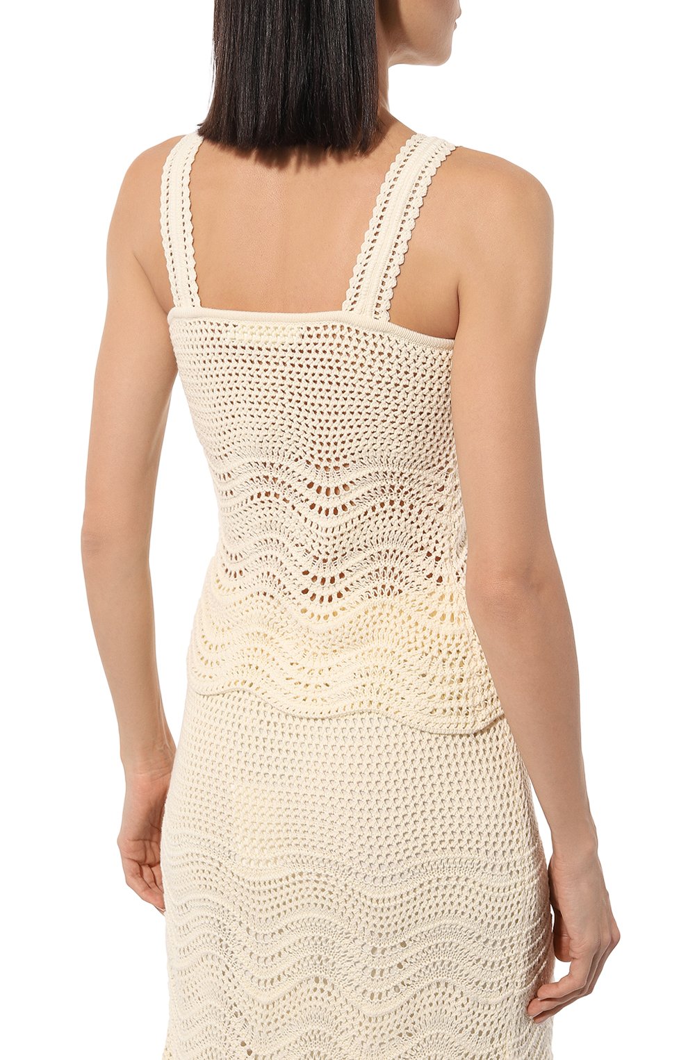 Хлопковый топ ZIMMERMANN, арт. 6796TSS231, фото 4