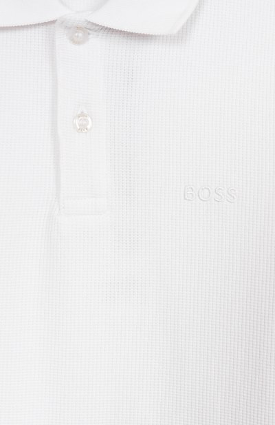 Хлопковое поло BOSS, арт. J52042, фото 3