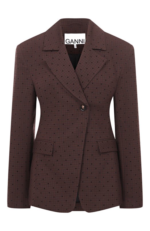 Жакет Ganni A1020020 Коричневый A1020020