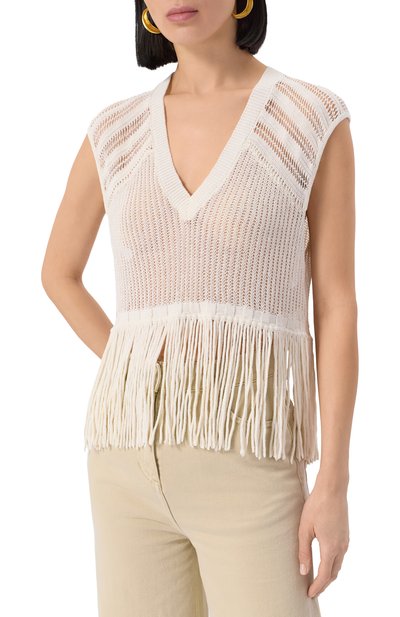 Топ из хлопка и льна IRO, арт. WM12P0LLY, фото 3