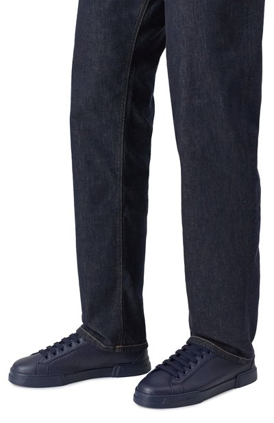 Кожаные кеды portofino light strobel DOLCE & GABBANA, арт. CS2354/AG093, фото 3