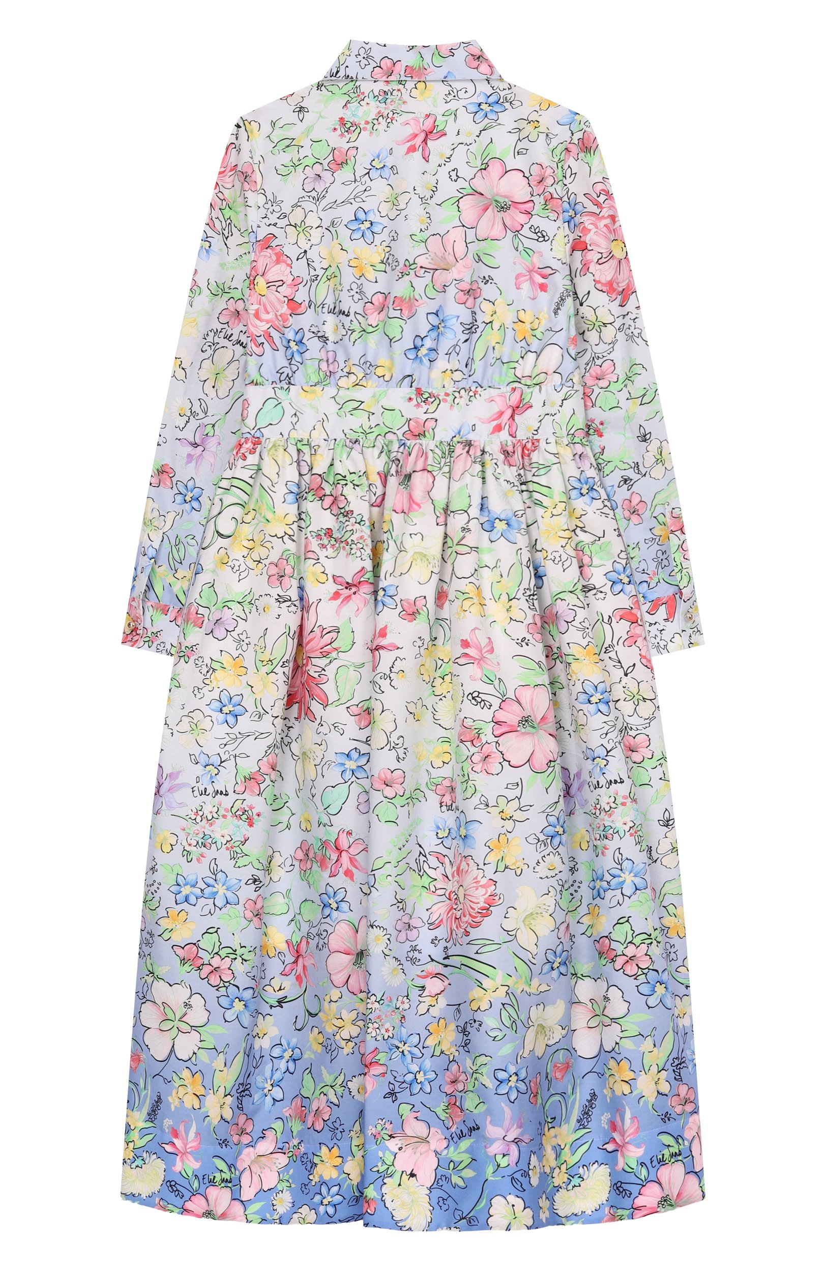 Хлопковое платье ELIE SAAB JUNIOR, арт. EFAB143 MX/TS1151_001, фото 2