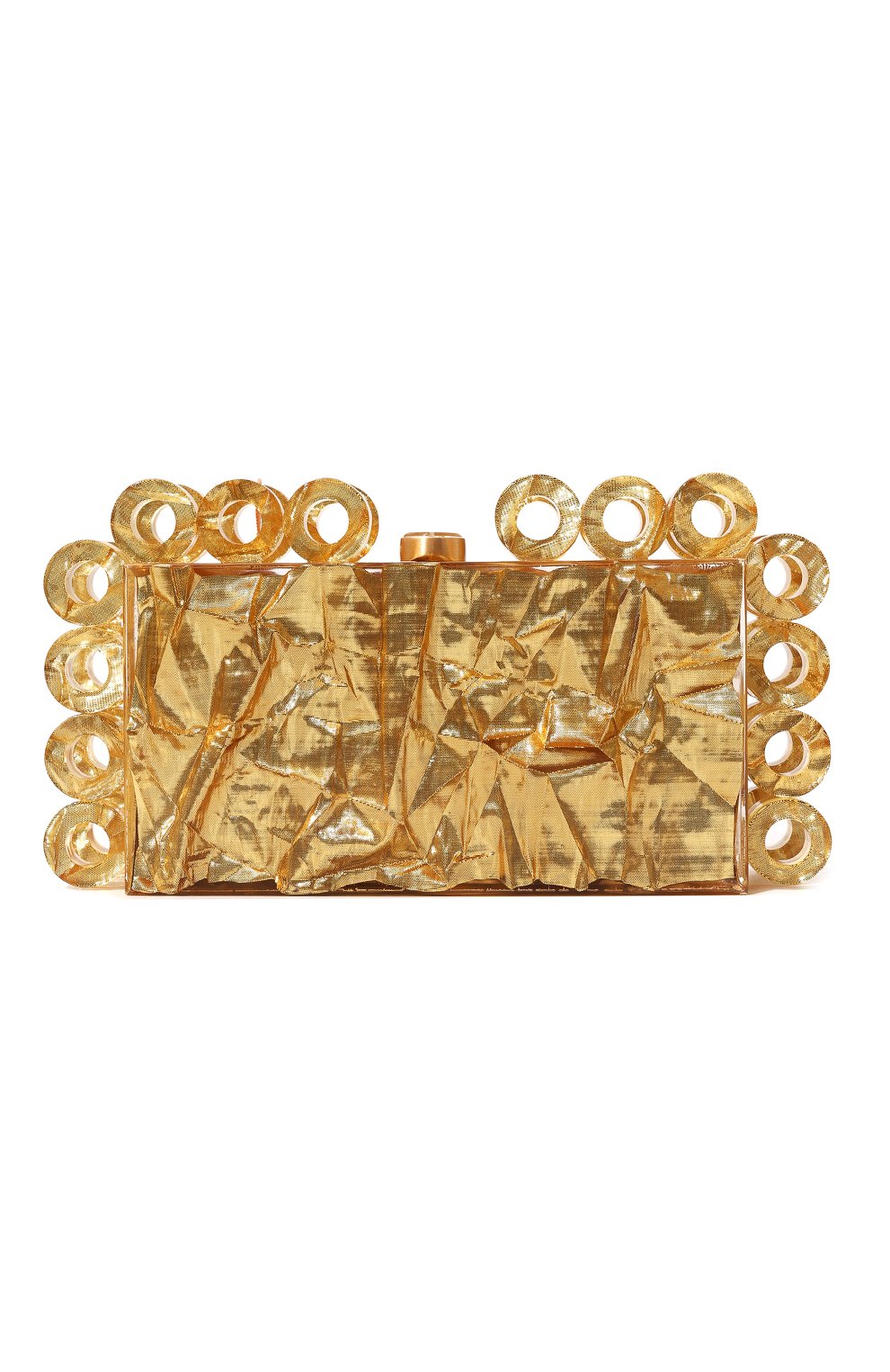 Клатч harlow CULT GAIA золотого цвета по цене 39050 руб., арт. CL1673MC, фото 6 Клатч harlow CULT GAIA, арт. CL1673MC, фото 6