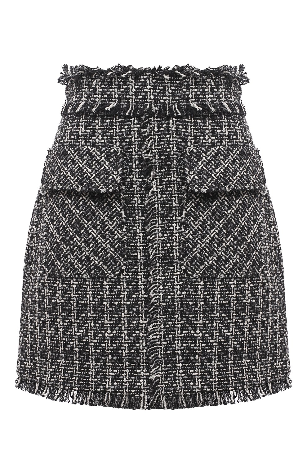 Хлопковая юбка MSGM серого цвета по цене 33950 руб., арт. 3141MDD16 217624, фото 1 Хлопковая юбка MSGM, арт. 3141MDD16 217624, фото 1
