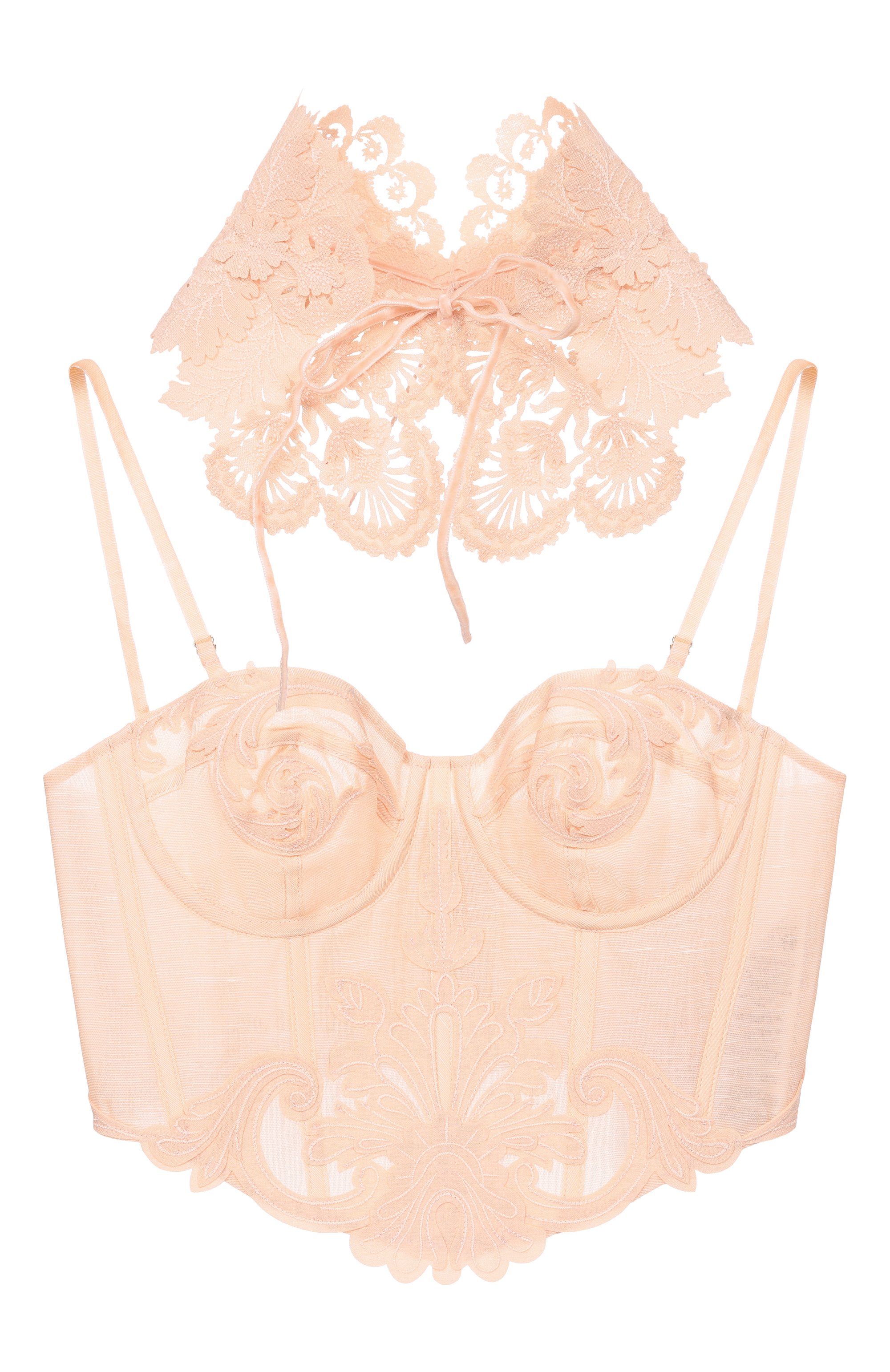 Т оп-корсет изо льна и шелка ZIMMERMANN, арт. 6352TC261, фото 1