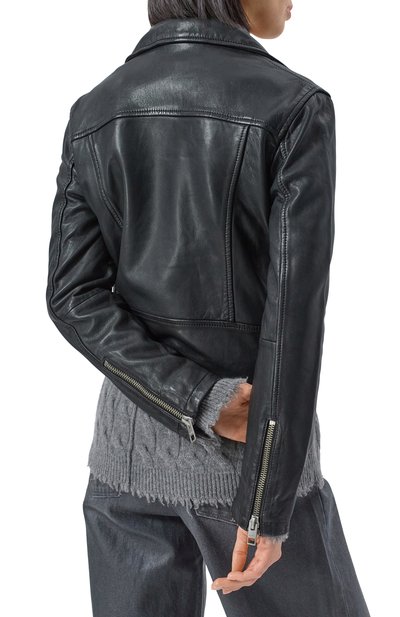 Кожаная куртка KSUBI черного цвета по цене 95650 руб., арт. 5000004726, фото 4 Кожаная куртка KSUBI, арт. 5000004726, фото 4