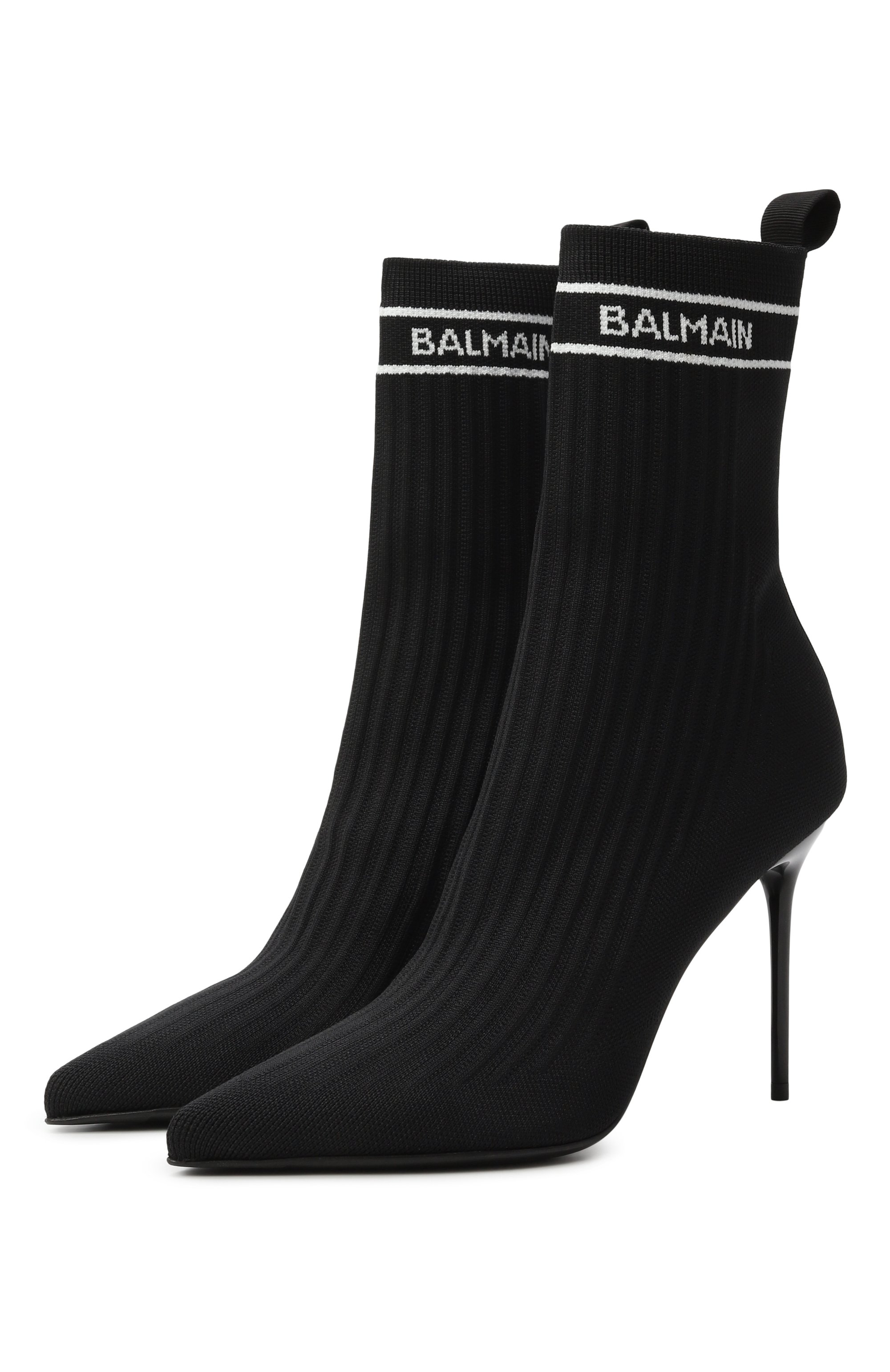 Текстильные ботильоны skye 95 BALMAIN, арт. FN0TA641/TSKT, фото 1