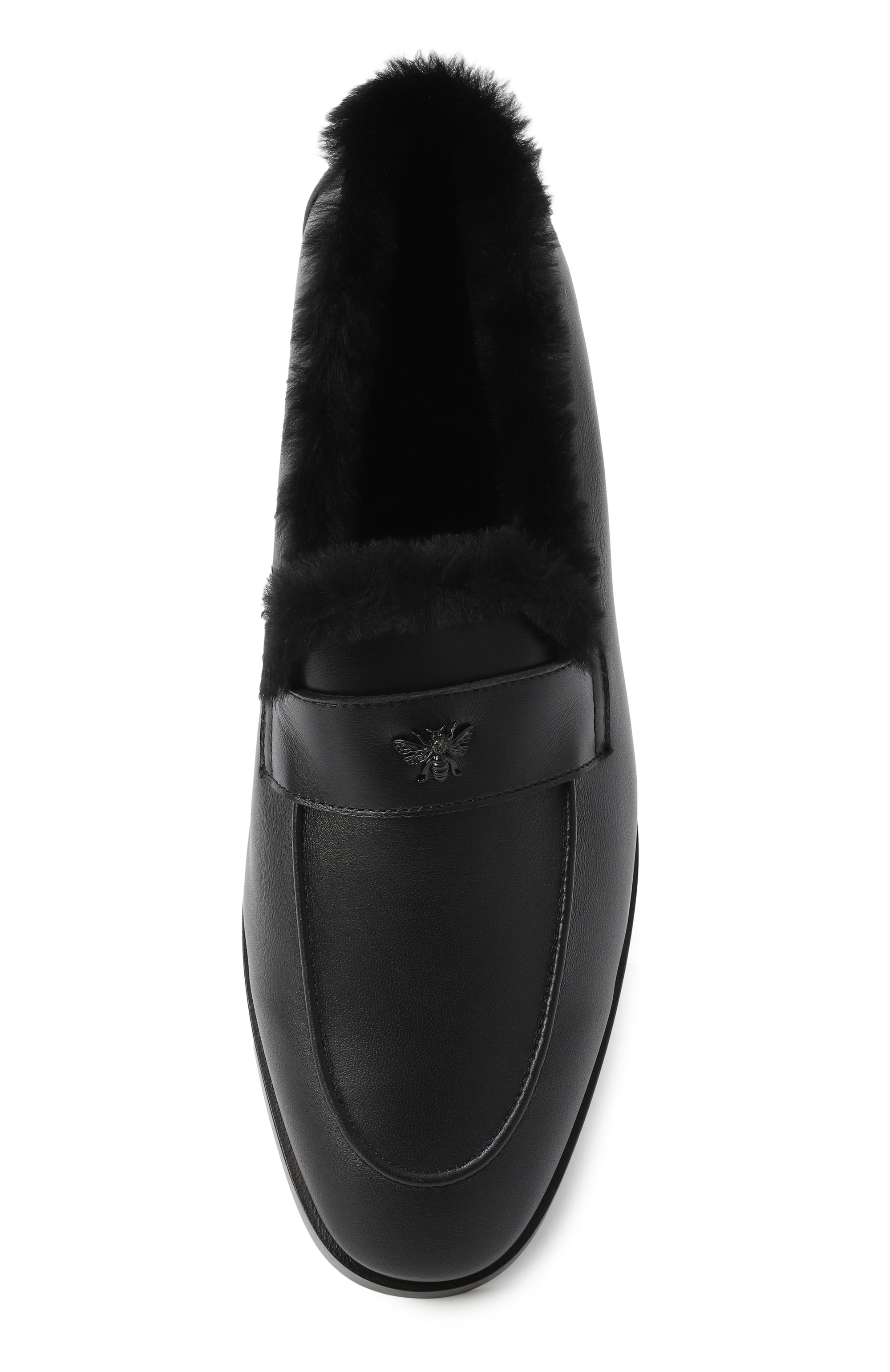 Кожаные лоферы BOUGEOTTE, арт. LFS-LECSNA/SHEAINP-BLA, фото 6