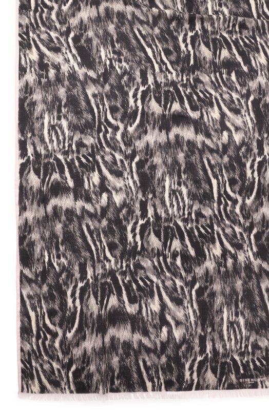 Шарф из шерсти и шелка Givenchy 710009762 Коричневый  710009762 Фото 4