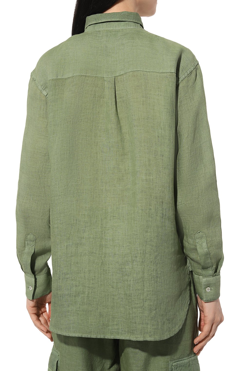 Льняная рубашка 120% LINO, арт. 31ALIW19GE/000B317/S00, фото 4