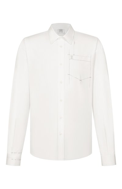 Мужская хлопковая рубашка VETEMENTS, арт. MH27SH046W