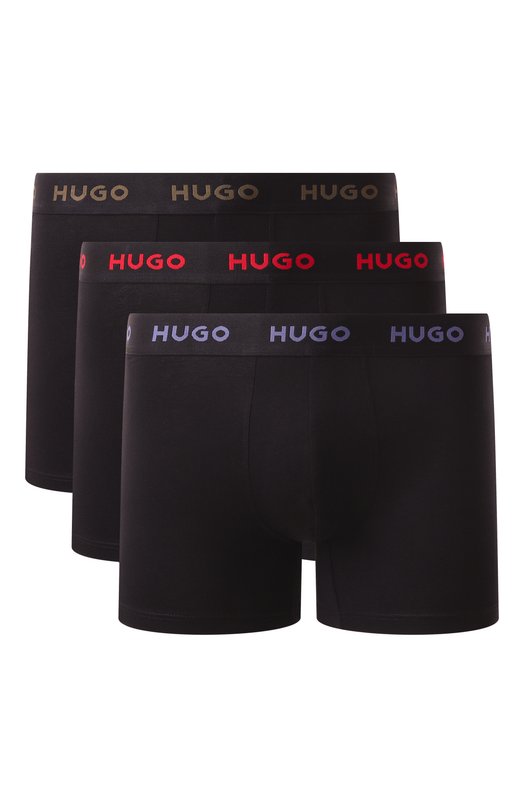 Комплект из трех боксеров HUGO 50532613 Чёрный 50532613