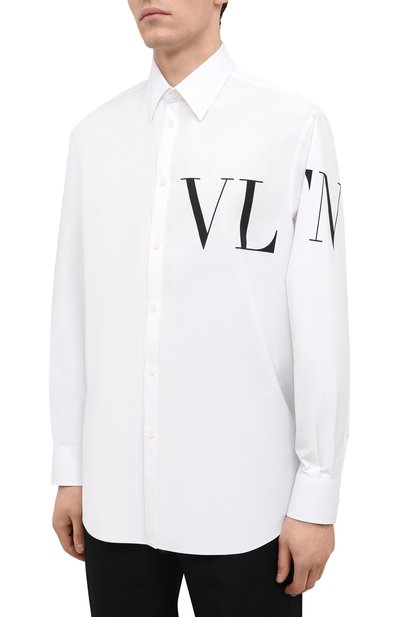 Хлопковая рубашка VALENTINO, арт. VV3ABA95MBK, фото 3