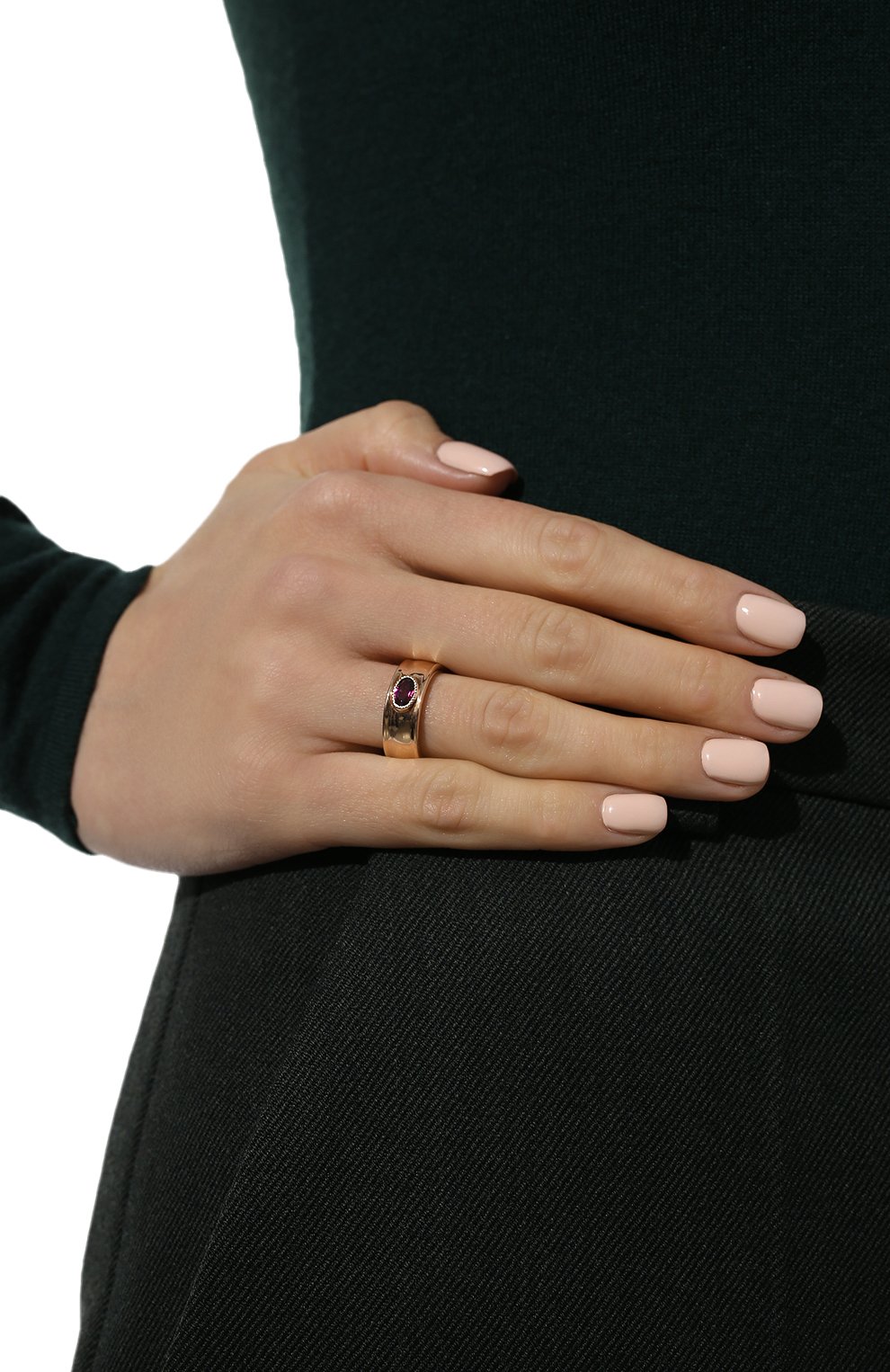 Кольцо с родолитом MOONKA, арт. an-r-rdl, фото 2