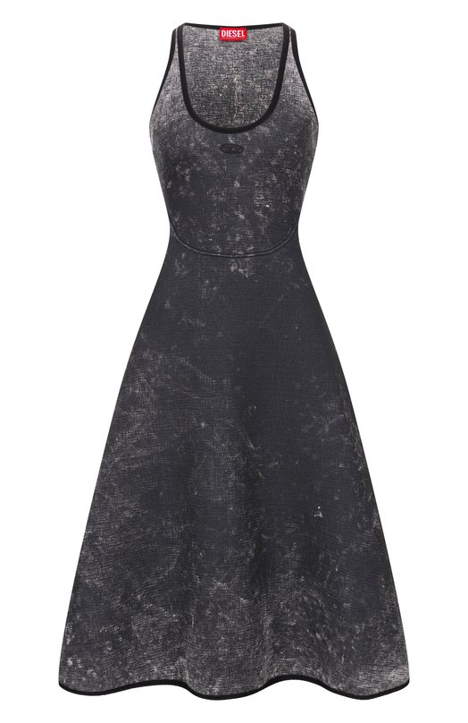 Хлопковое платье Diesel A20059/0DCCK Серый A20059/0DCCK
