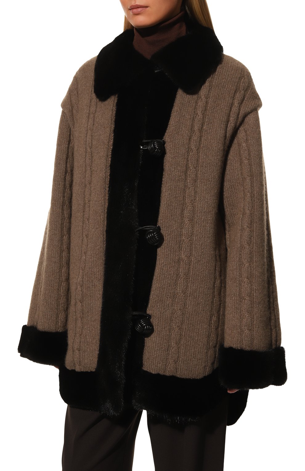 Двусторонняя шуба из меха норки FURLAND, арт. 0237110010058600062, фото 6