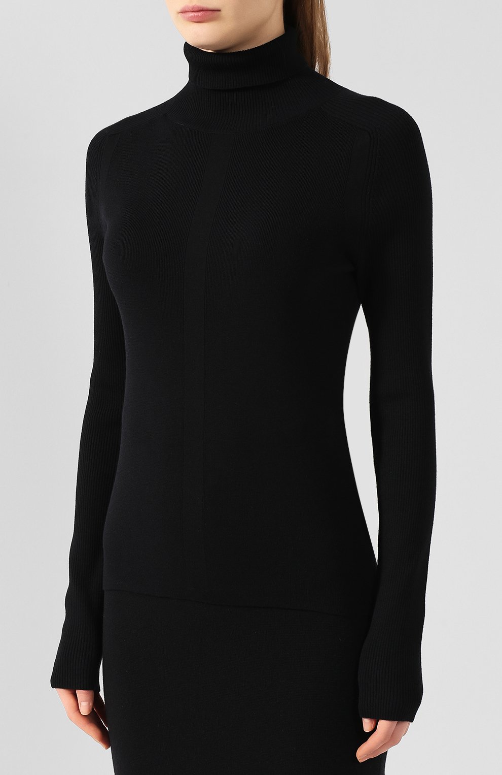 Водолазка из смеси шерсти и хлопка FALKE, арт. 64035_, фото 3